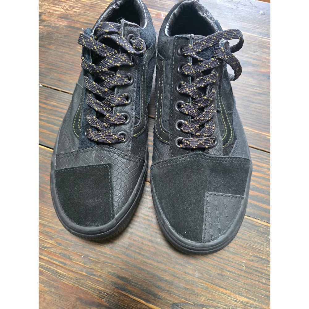 Vans Old Skool Vault Patchwork Black Leather Sued… - image 4